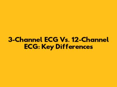 3-Channel ECG Vs. 12-Channel ECG: Key Differences