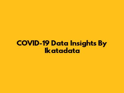 COVID-19 Data Insights By Ikatadata
