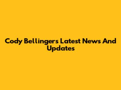 Cody Bellinger's Latest News And Updates