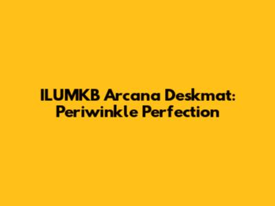 ILUMKB Arcana Deskmat: Periwinkle Perfection