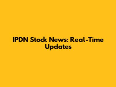 IPDN Stock News: Real-Time Updates