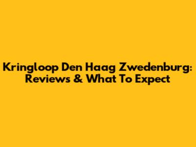 Kringloop Den Haag Zwedenburg: Reviews & What To Expect
