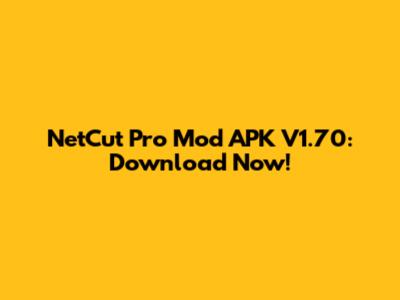 NetCut Pro Mod APK V1.70: Download Now!