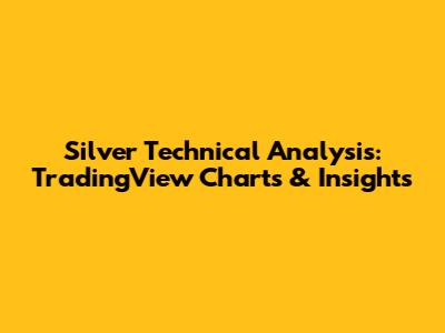 Silver Technical Analysis: TradingView Charts & Insights