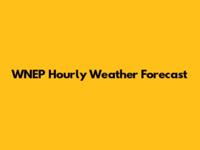 WNEP Hourly Weather Forecast